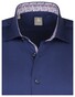 Jacques Britt Business Uni Overhemd Donker Blauw Melange