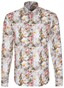Jacques Britt Casual Stylish Floral Overhemd Bruin