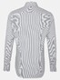 Jacques Britt Como Kent Stripe Business Shirt Mid Grey