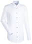 Jacques Britt Contrast Button Shirt White