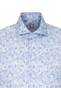 Jacques Britt Custom Business Floral Overhemd Licht Blauw
