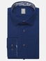 Jacques Britt Customer Business Contrast Shirt Dark Blue Extra Melange