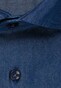 Jacques Britt Denim Smart Casual Overhemd Donker Blauw Melange