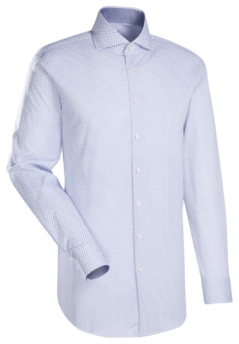 Jacques Britt Fantasy Extra Long Sleeve Shirt Aqua Blue