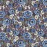 Jacques Britt Fantasy Floral Flanel Shirt Dark Evening Blue