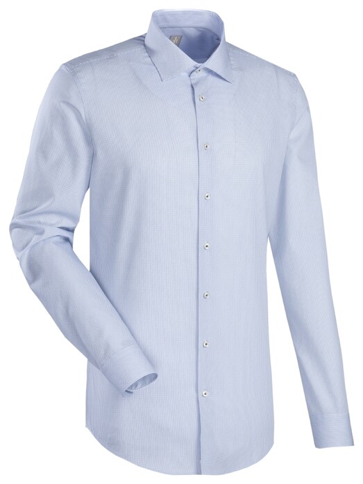 Jacques Britt Faux-Uni Business Shirt Blue
