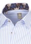 Jacques Britt Fine Structure Stripe Overhemd Blauw