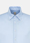 Jacques Britt Jersey Hidden Button Down Shirt Light Blue