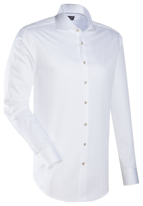 Jacques Britt Kai Custom Fit Uni Overhemd Wit