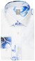 Jacques Britt Large Flower Fantasy Shirt Aqua Blue