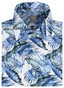 Jacques Britt Leaf Shirt Sky Blue Melange