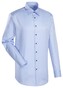 Jacques Britt Messina Custom Overhemd Blauw