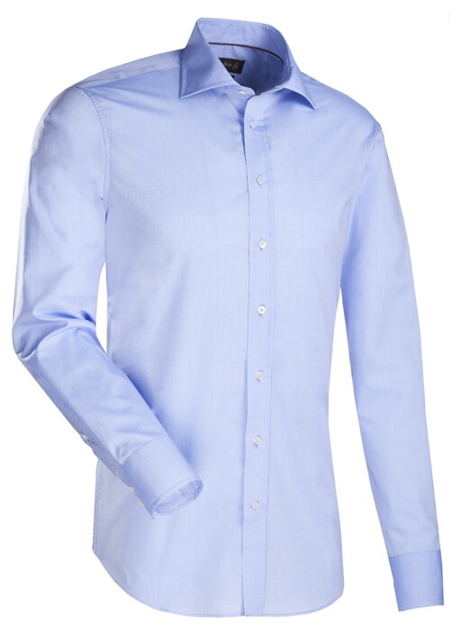 Jacques Britt Oxford Custom Fit Overhemd Blauw