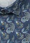 Jacques Britt Paisley Fantasy Overhemd Donker Blauw Melange