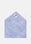 Jacques Britt Pastel Faux Uni Pocket Square Dark Blue Extra Melange