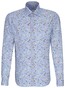 Jacques Britt Perfect Fit Floral Fantasy Shirt Pastel Blue