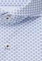 Jacques Britt Poplin Fine Pattern Overhemd Blauw