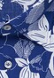 Jacques Britt Poplin Leaf Fantasy Overhemd Navy Blue