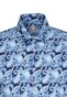 Jacques Britt Premium Fantasy Paisley Overhemd Donker Blauw