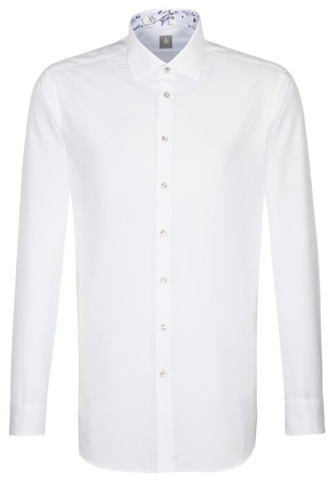 Jacques Britt Sleeve 7 Como Mix Shirt White