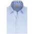 Jacques Britt Slim Collar Contrast Overhemd Blauw