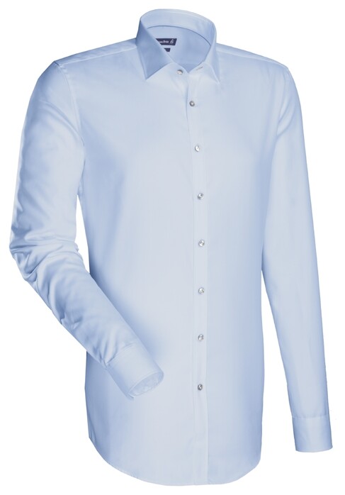 Jacques Britt Slim Extra Long Sleeve Overhemd Blauw