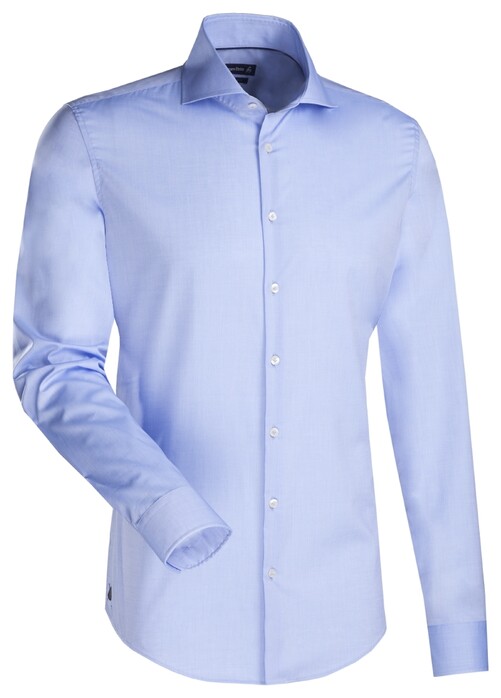 Jacques Britt Slim Fit Blue Label Overhemd Blauw