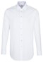Jacques Britt Slim Uni Twill Shirt White