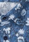 Jacques Britt Smart Casual Fantasy Floral Shirt Dark Evening Blue