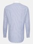 Jacques Britt Stripe Fine Contrast Shirt Sky Blue Melange