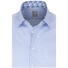 Jacques Britt Striped Business Contrast Overhemd Blauw