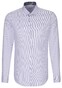 Jacques Britt Striped Contrast Shirt Lilac