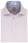 Jacques Britt Striped Smart Casual Overhemd Rood