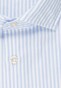 Jacques Britt Striped Smart Casual Shirt Sky Blue Melange