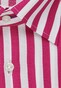 Jacques Britt Structure Stripe Hidden Button Down Overhemd Rood