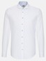 Jacques Britt Subtle Faux Uni Fine Structure Shirt White