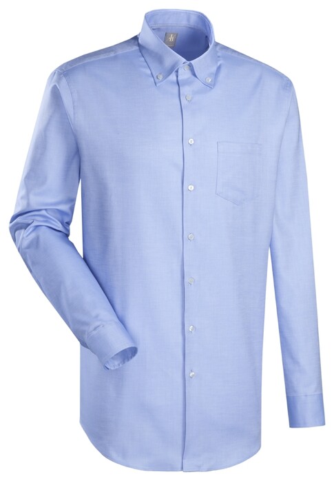 Jacques Britt Treviso Custom Overhemd Blauw