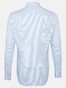 Jacques Britt Twill Striped Business Overhemd Blauw