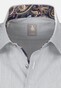 Jacques Britt Twill Striped Como Kent Shirt Mid Grey