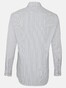 Jacques Britt Twill Striped Como Kent Shirt Mid Grey