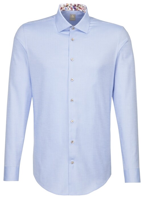 Jacques Britt Uni Business Contrast Shirt Light Blue