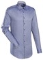 Jacques Britt Uni Contrast Extra Long Sleeve Overhemd Navy Blue
