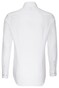 Jacques Britt Uni Contrast Extra Long Sleeve Overhemd Wit