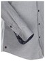 Jacques Britt Uni Contrast Overhemd Grijs Licht Melange
