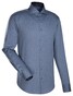 Jacques Britt Uni Contrast Shirt Aqua Blue