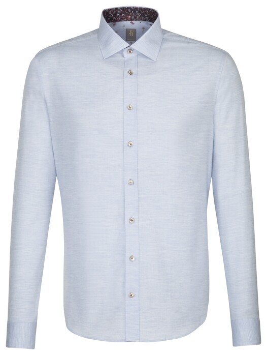 Jacques Britt Uni Contrasted Shirt Light Blue