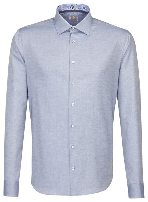 Jacques Britt Uni Perfect Fit Shirt Deep Intense Blue