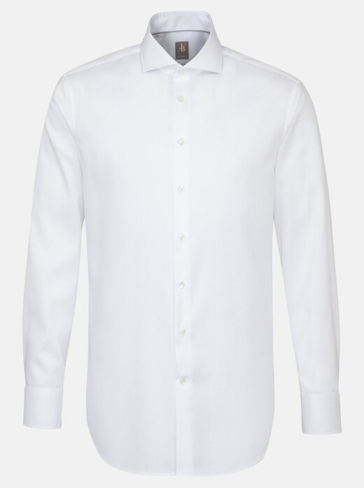 Jacques Britt Uni Twill Shark Business Shirt White