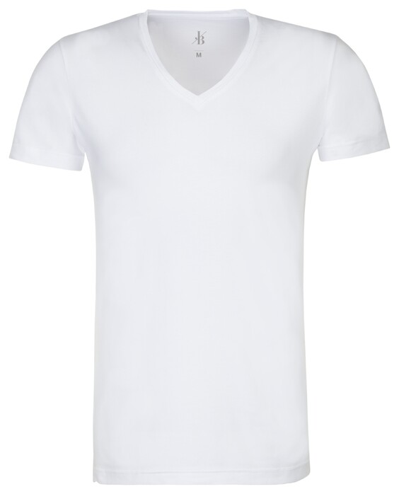 Jacques Britt V-Hals T-Shirt White