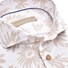 John Miller Abstract Floral Cutaway Non Iron Overhemd Khaki